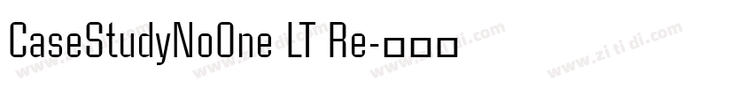 CaseStudyNoOne LT Re字体转换